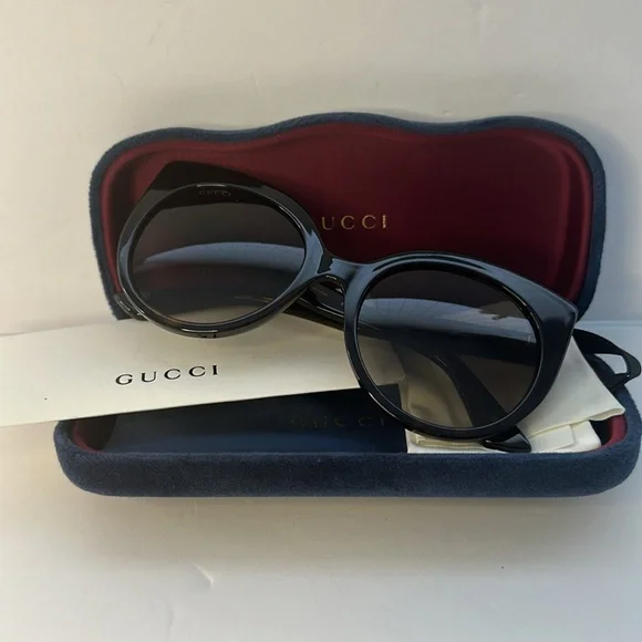 New Authentic GUCCIAcetate Cat Eye Sunglasses GG0325S Tortoise